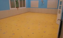 天津西青區(qū)萊茵陽光雙語幼兒園地板